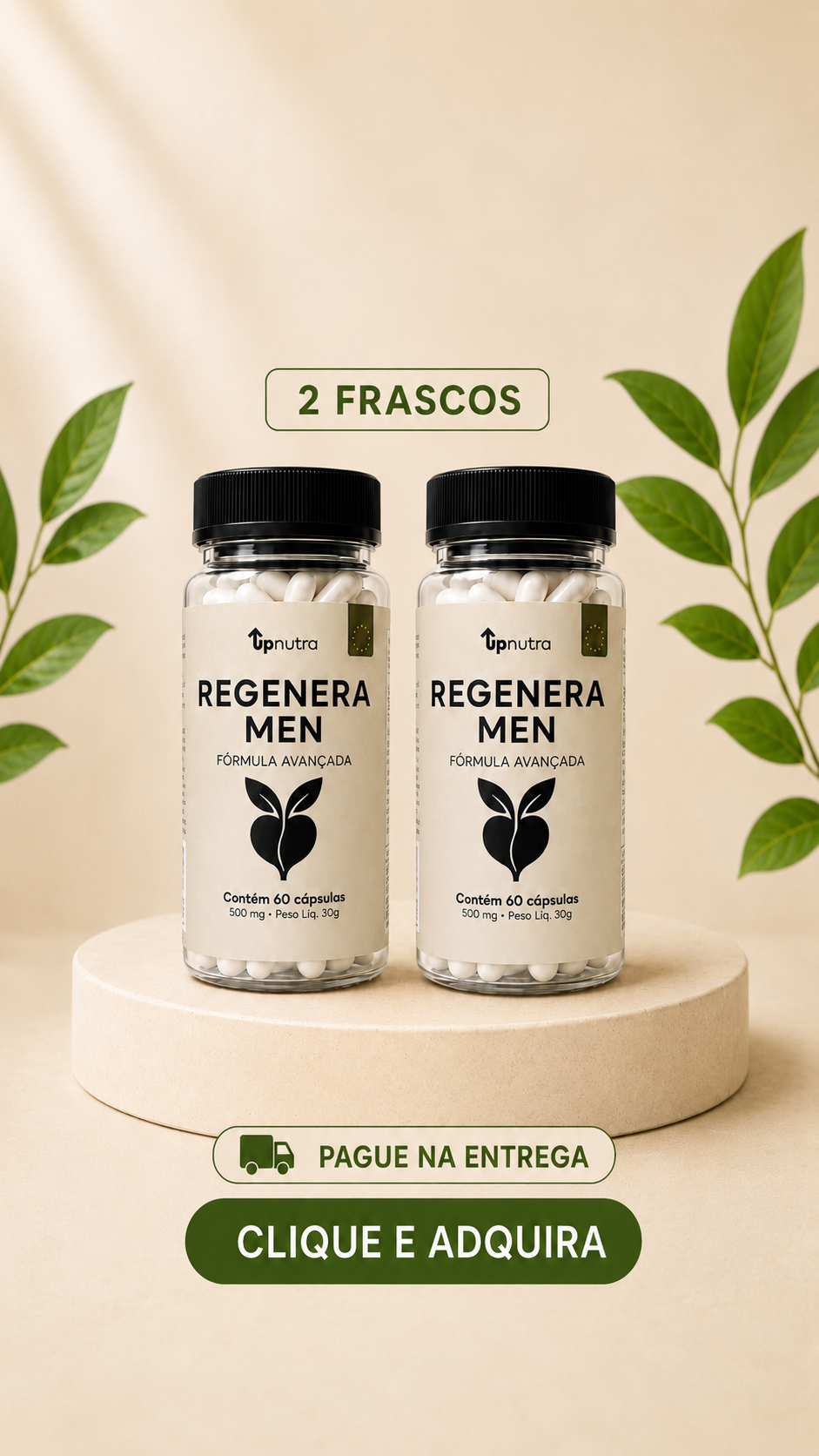 Kit Regenera Men com 2 frascos