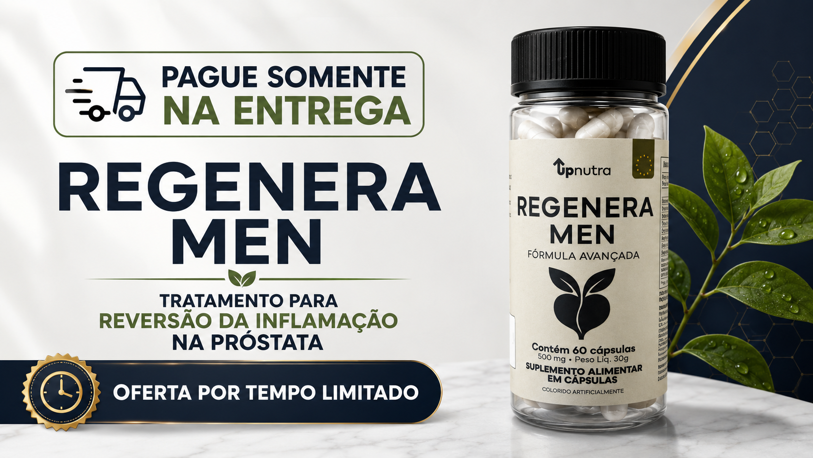 Promoção de produto com pagamento na entrega